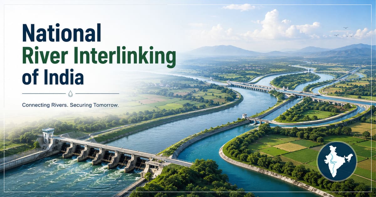 National River Interlinking Project - India's water future
